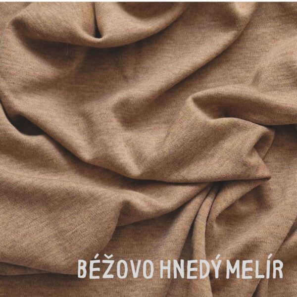 Merino TERMO 100 - béžovo hnedý melír 250g