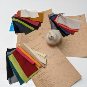 Vzorkovník látok z merino vlny