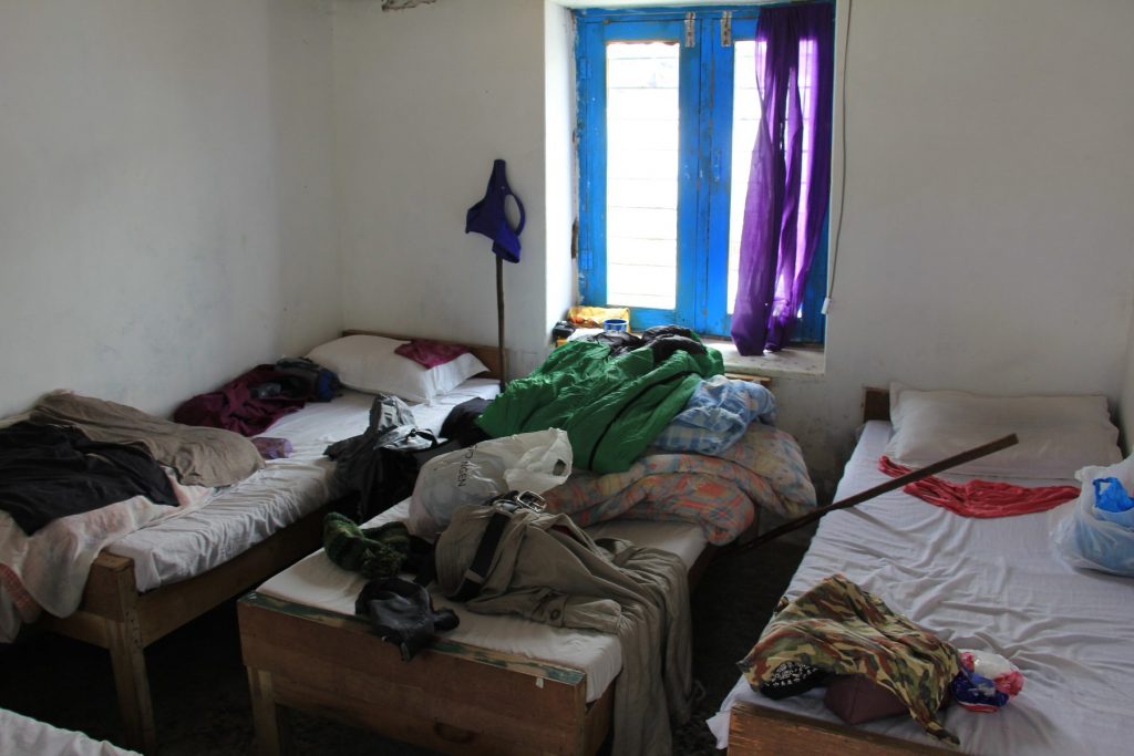Ubytovanie na treku v Nepale