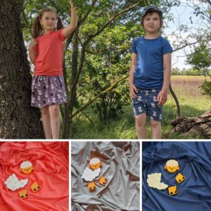 Funkčné detské nátelníky z merina