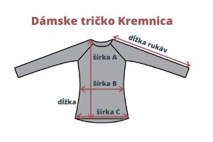 merino tričko Kremnica - miery