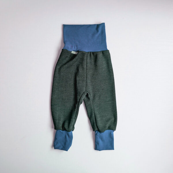 Tmavosivé kamašle - 100% merino vlna