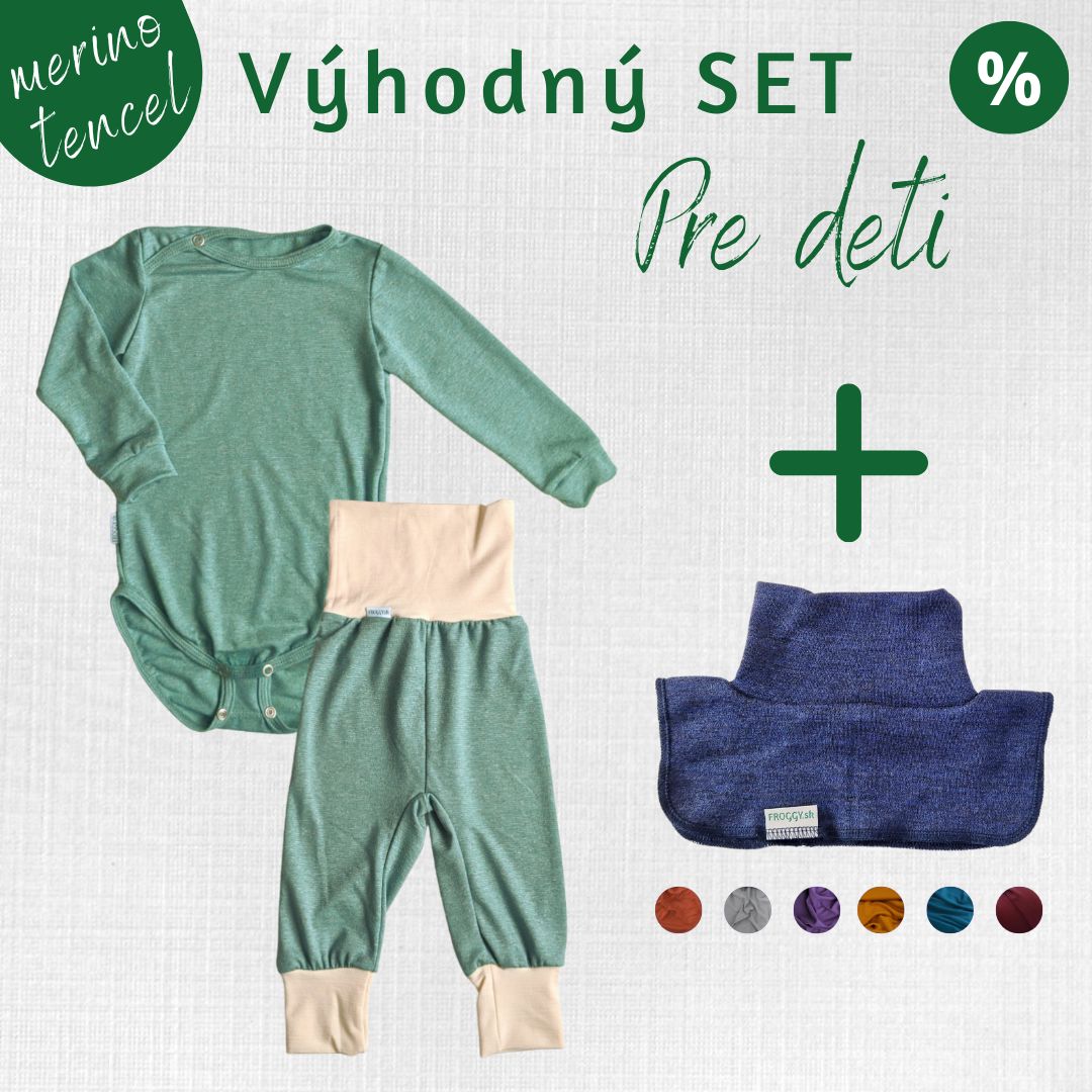 Merino set – body Buchlov a tepláky Paseky