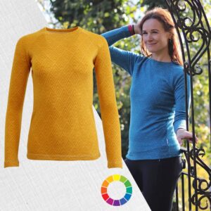 Hrubšie merino tričko dámske