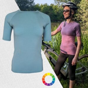 Pružné merino tričko na bicykel