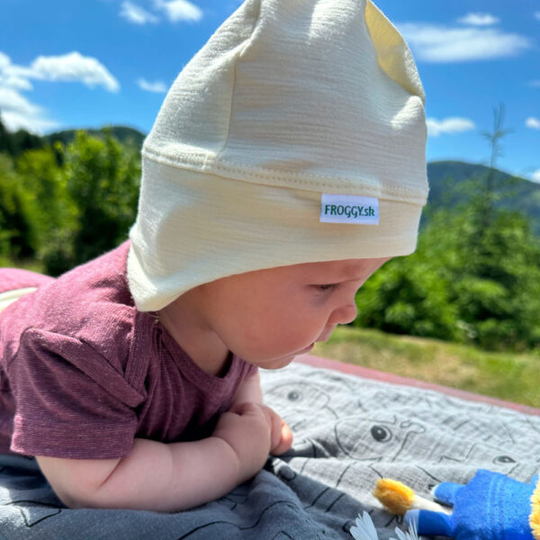 Elastická merino čiapočka