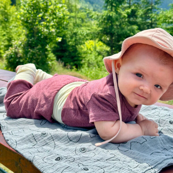 Rastúci merino set tepláky a body pre bábätká