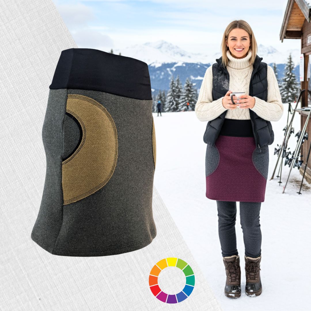 Sukňa z merino vlny