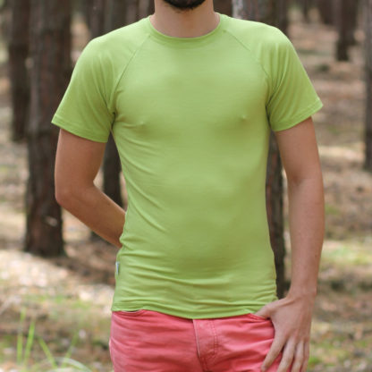 Merino tričko Salatín s krátkym rukávom z merino vlny