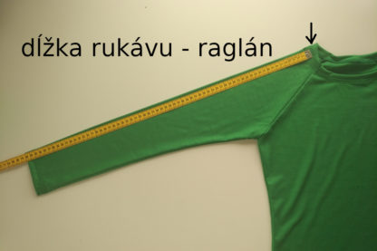 Dĺžka raglánového rukávu - funkčné merino tričko froggywear
