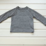 Detské merino tričko Gerlachov - sivý mesh melír