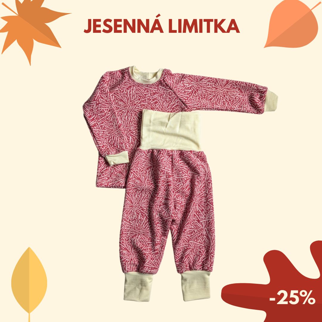Detský merino set Bezovec – limitka
