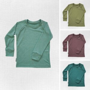 Tričko merino tencel konope pre deti