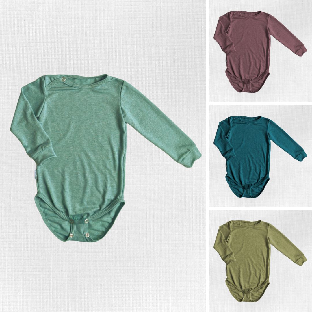 Detské merino body s tencelom Buchlov
