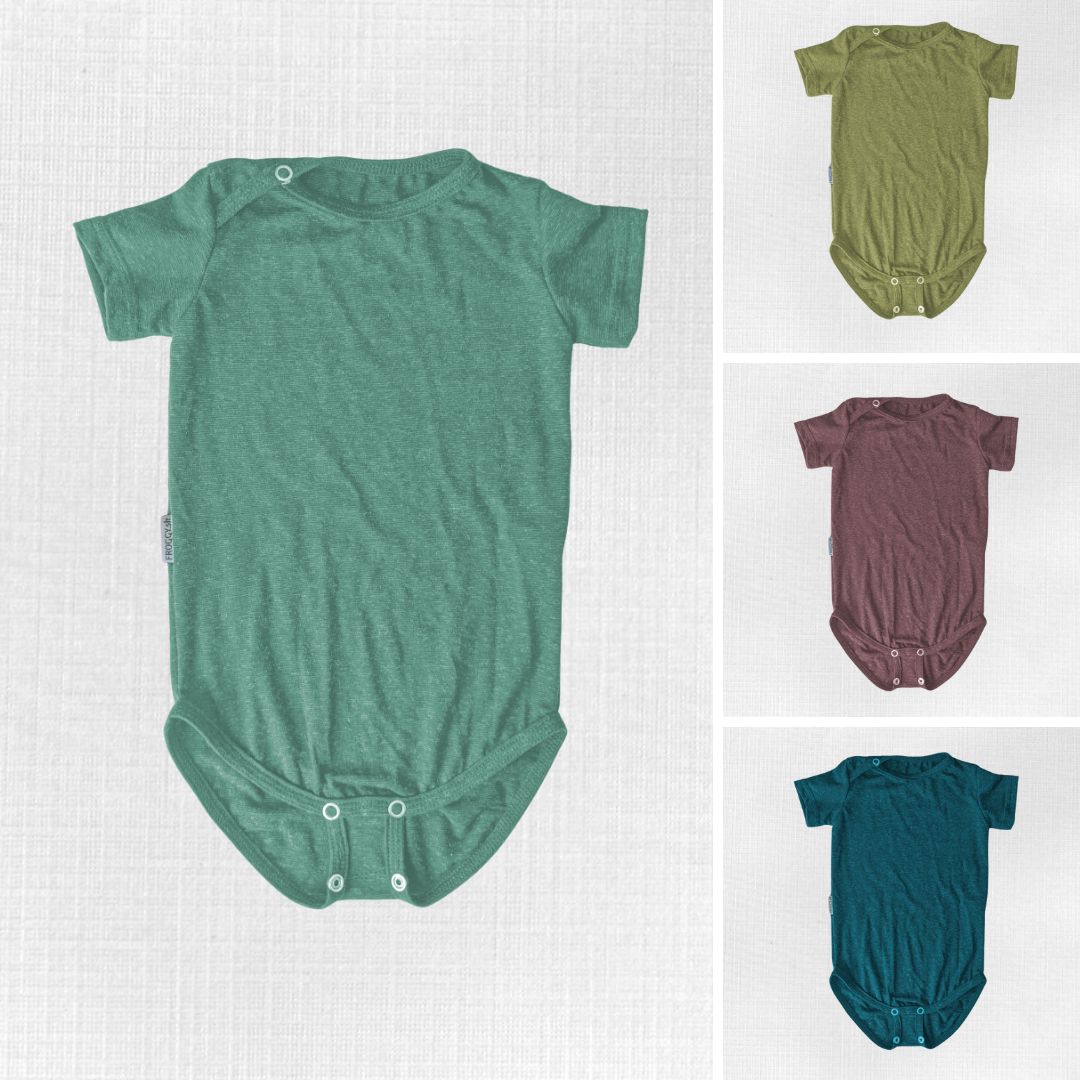 Detské merino body s tencelom Bzovík