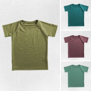 Detské tričko merino tencel konope