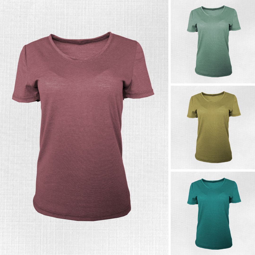 Dámske merino tričko s tencelom Gindura