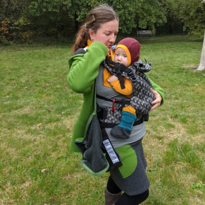 Hrubá nosičská mikina s merinom