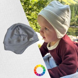 Pružná detská merino čiapka