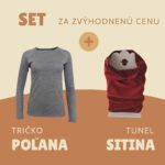 Merino set - tričko Poľana - tunel Sitina