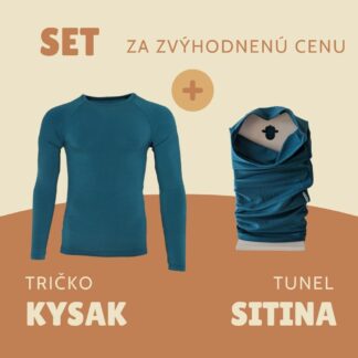 Pánssky merino set trićko a nákrčník