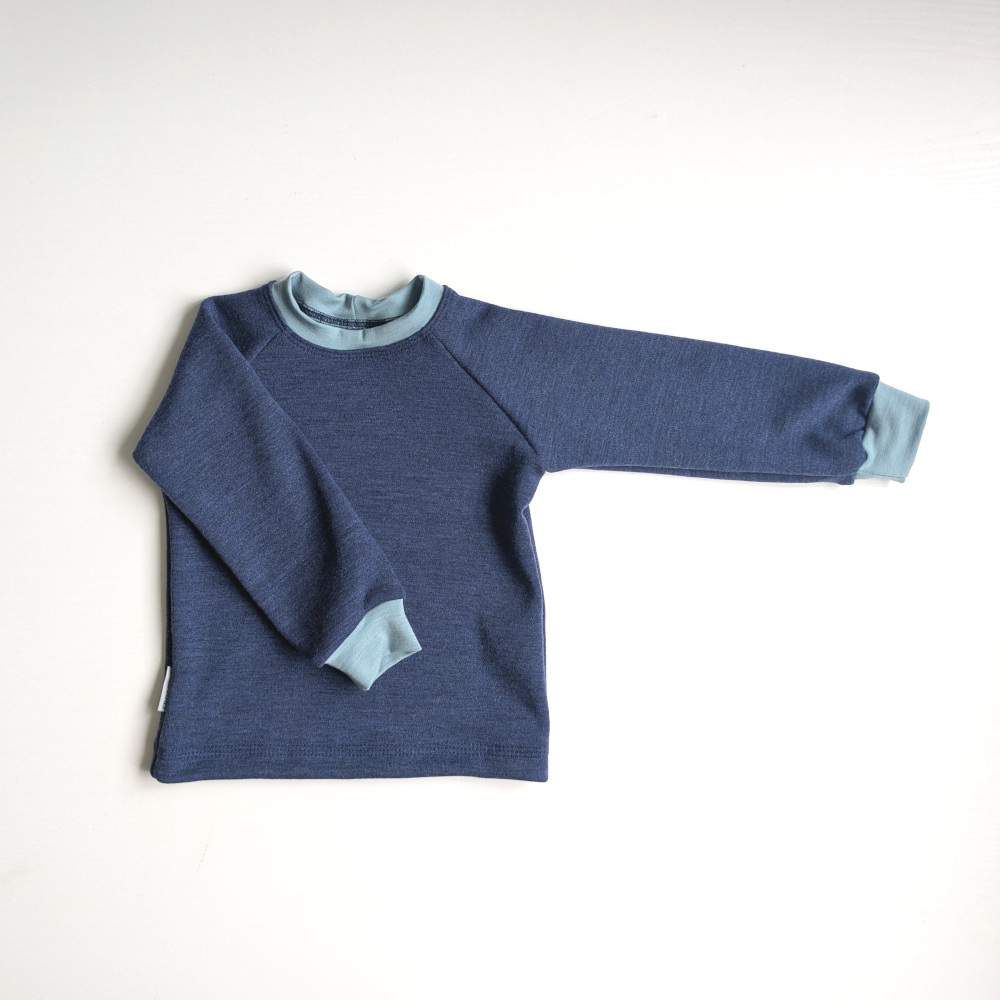 Modré merino pre dieťa