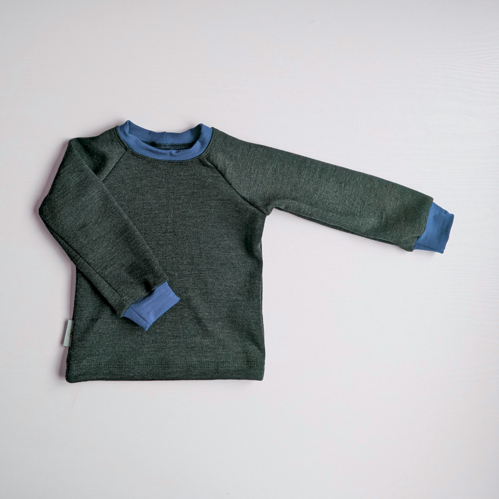 Tričko z ovčej vlny pre deti