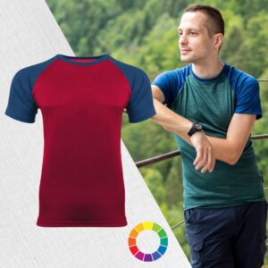 Dizajnové merino tričko