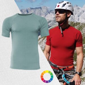 Pružné merino tričko pánske