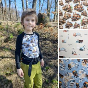 detské vzorované tričko