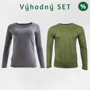 Tenké termo tričká z merino vlny