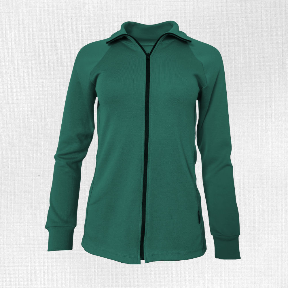 Merino sveter so zipsom