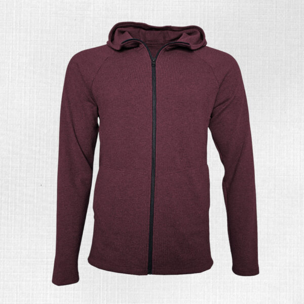 Merino sveter na zips pánsky