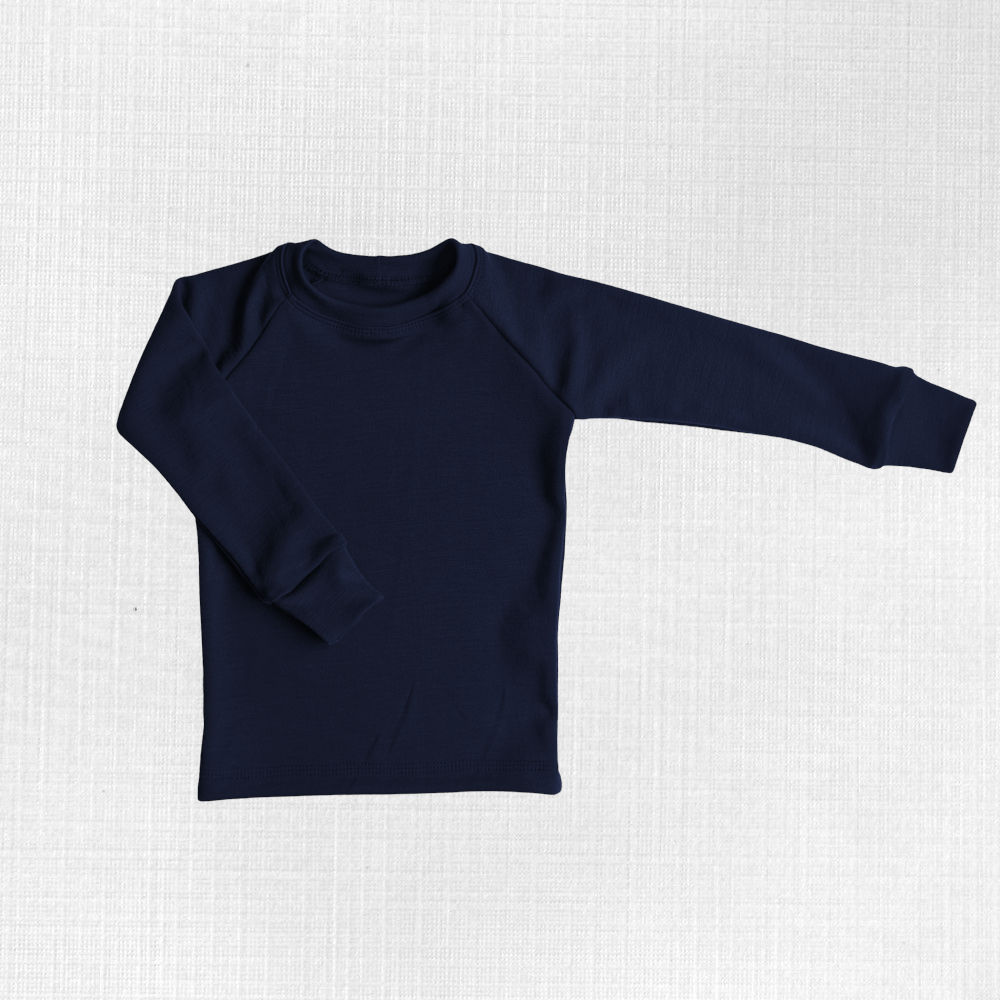 Hrubé tričko pre deti z merino vlny