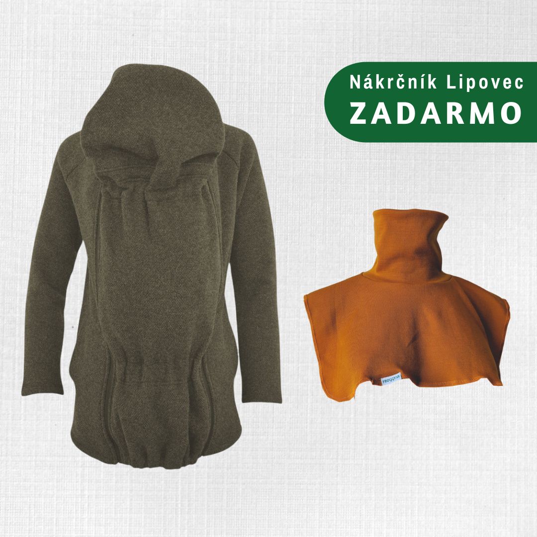 Dámska merino mikina na nosenie detí Beňuška