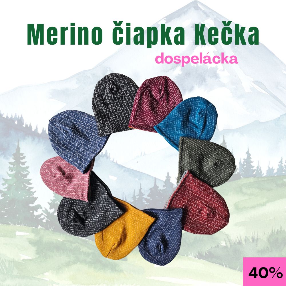 Merino čiapka Kečka – limitka