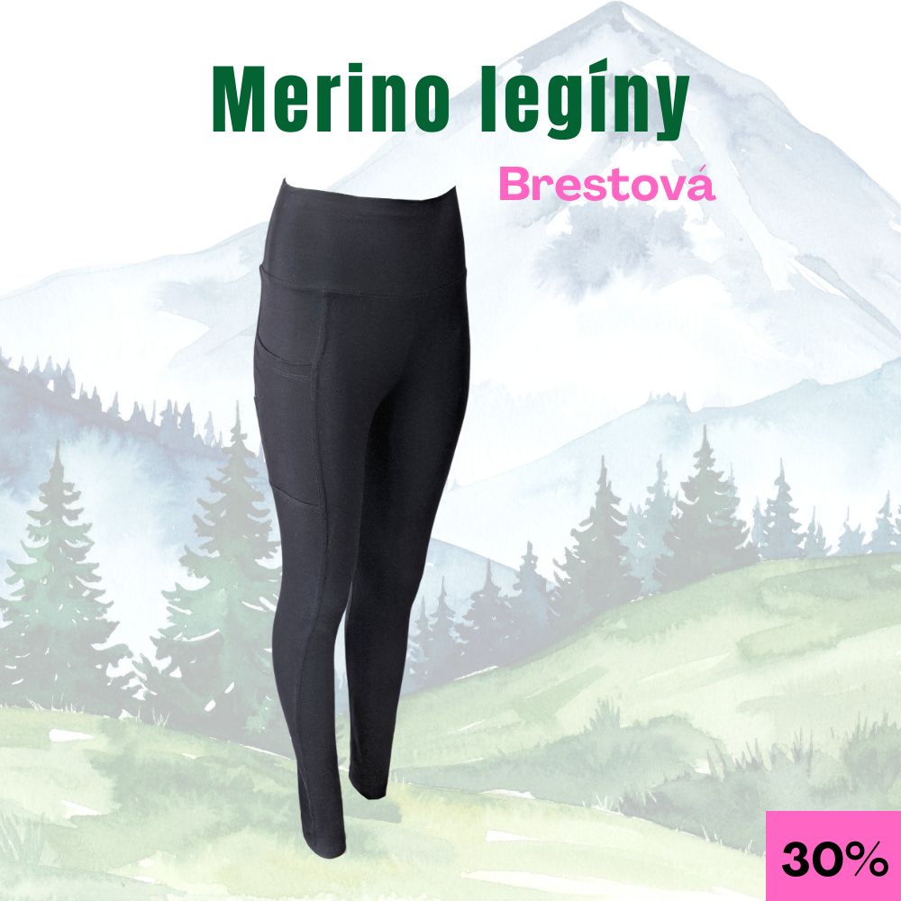 Dámske merino legíny Brestová