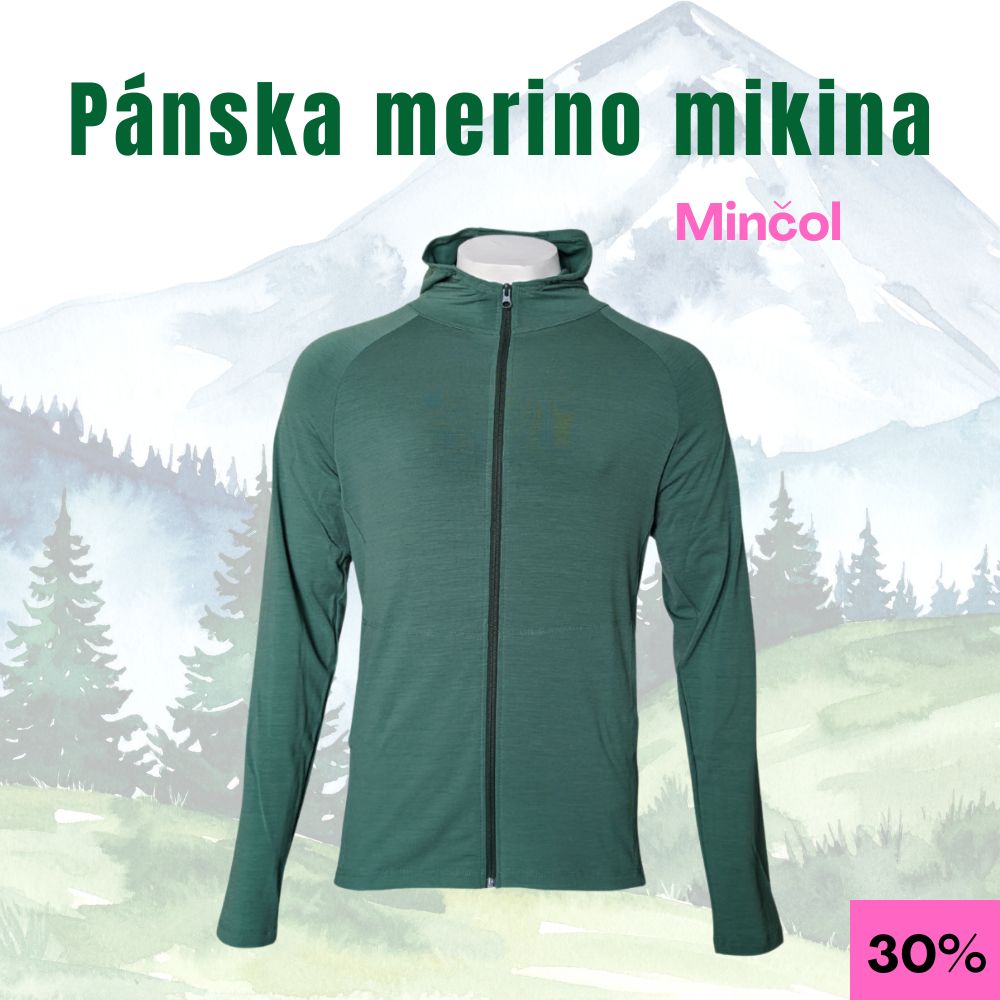 Pánska merino mikina Minčol