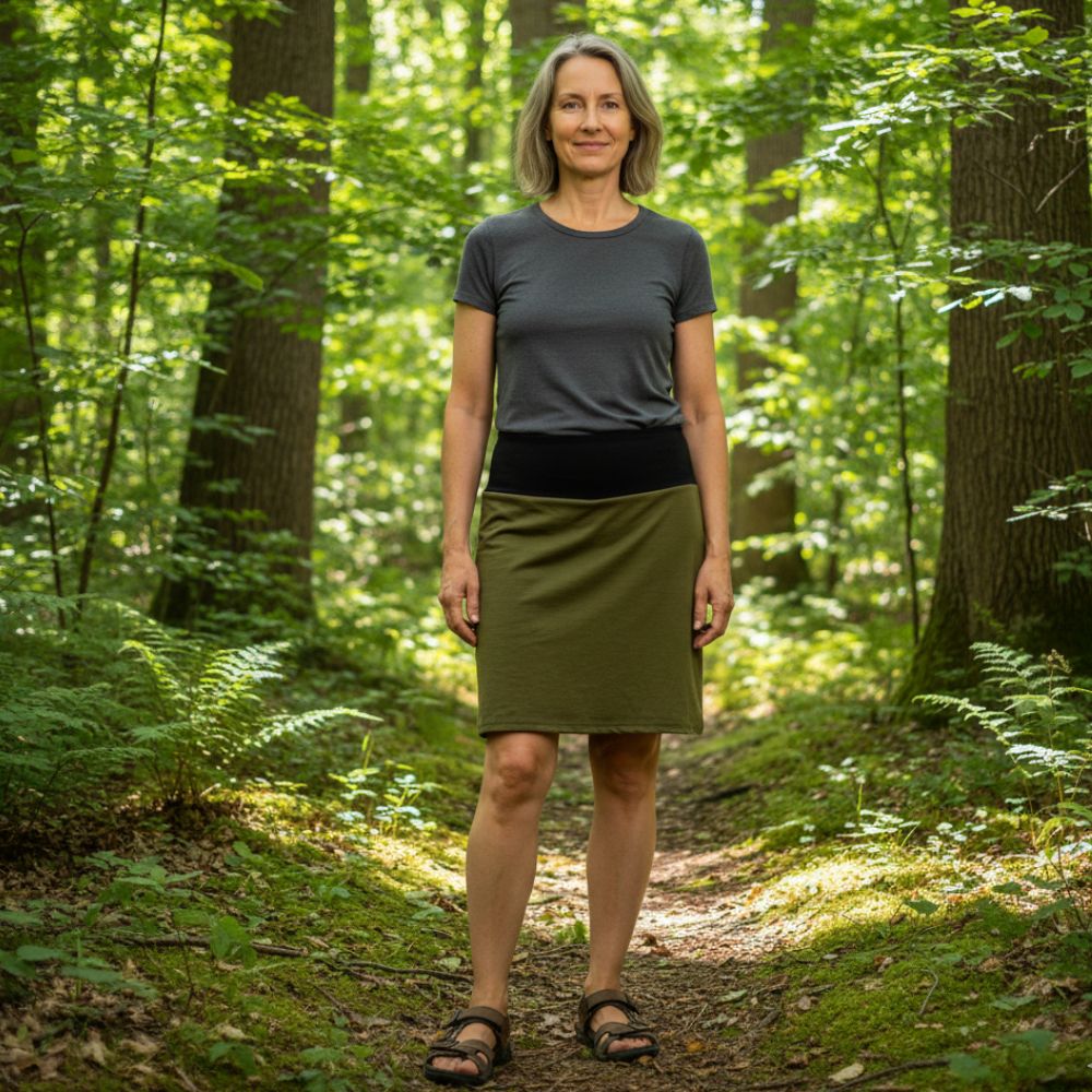 Športová merino sukňa