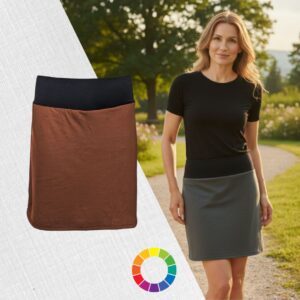 Multifunkčná merino sukňa