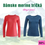 Dámske merino celoročné tričká