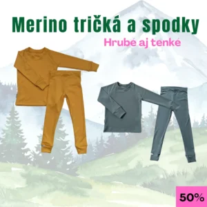 Detské oblečenie z merino vlny
