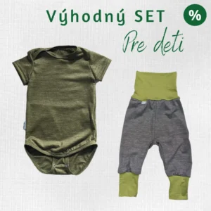 Tenký merino set pre bábätká