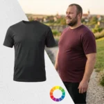 Pánske nadrozmerné merino tričko