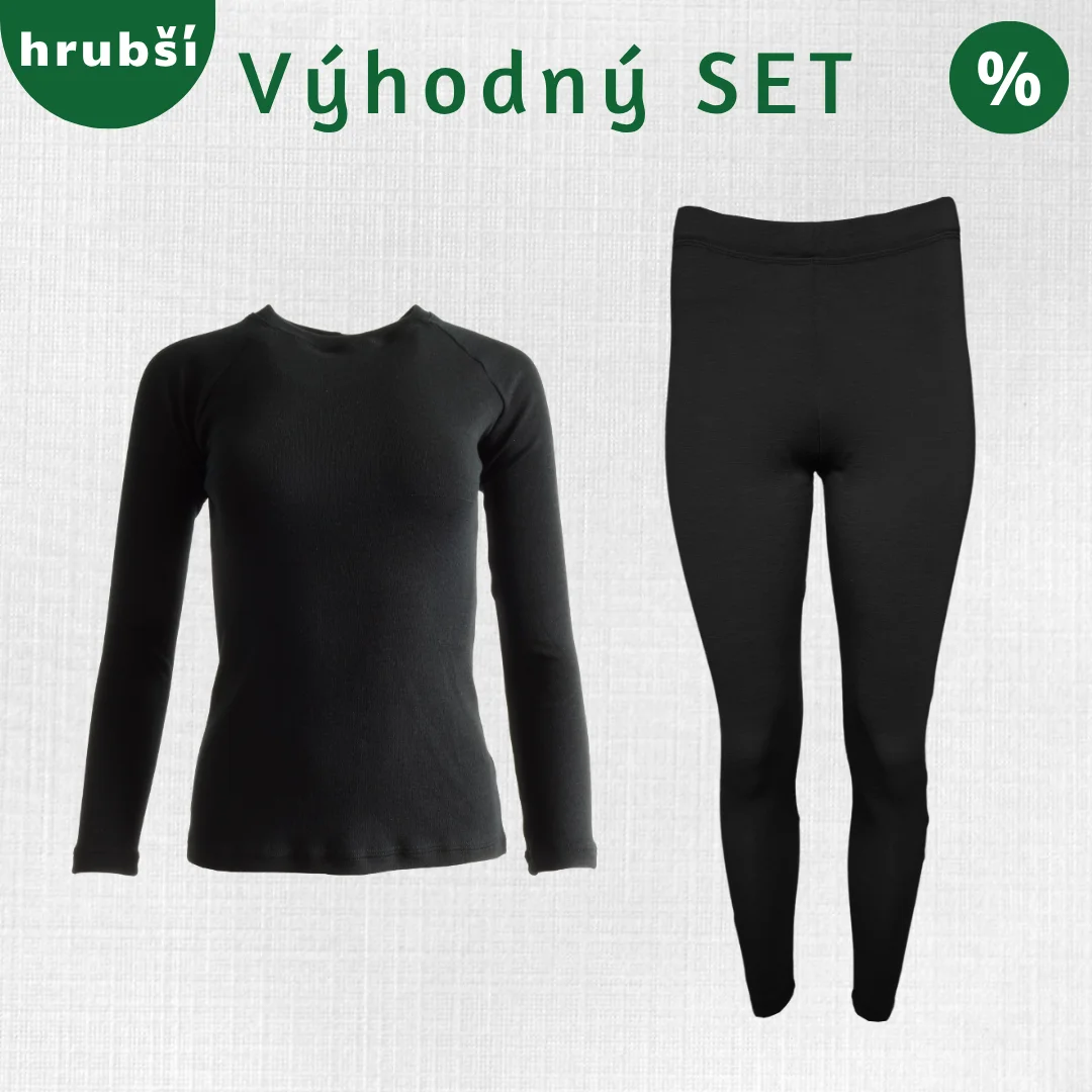 100% merino dámsky set pod oblečenie