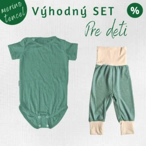Merino tencel konope oblečenie pre deti