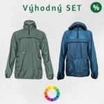 Set neprefúkavých bund proti vetru