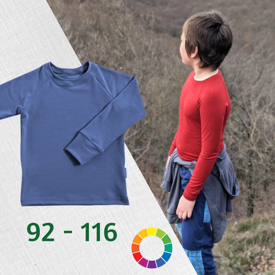 Pružné merino tričko dlhý rukáv