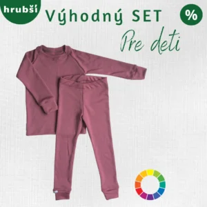 Vlnený merino set detský