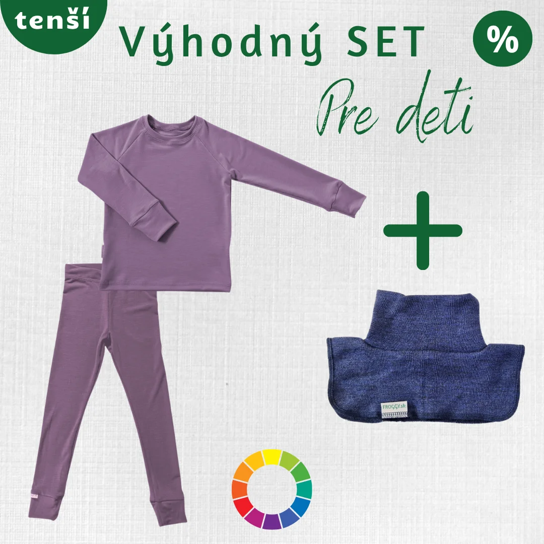 Detské spodné oblečenie z vlny merino